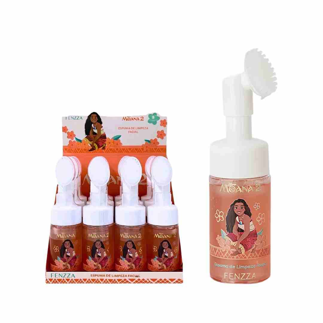 DIS063 ESPUMA DE LIMPEZA FACIAL MOANA CX/12 FENZZA MAKE UP