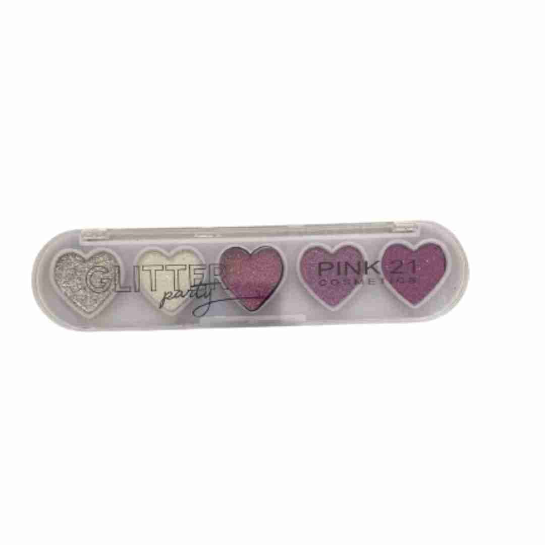 CS4329-1 PALETA DE GLITTER PARTY COR 1 PINK 21
