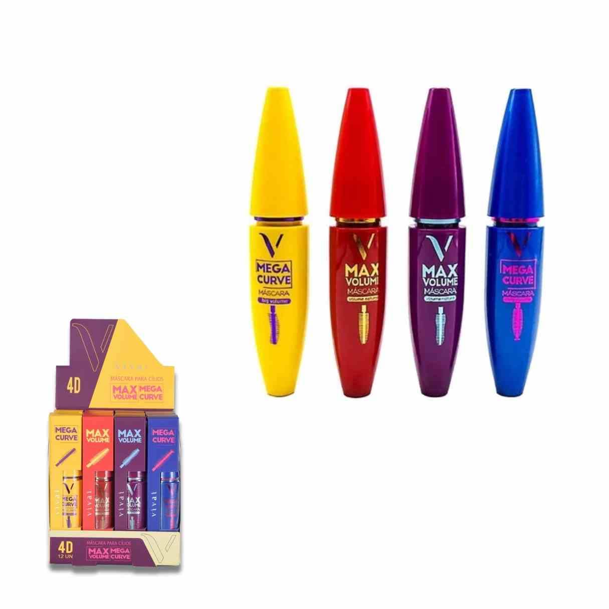2188.1.1 MASCARA DE CILIOS MAX VOLUME/MEGA CURVE CX/12 VIVAI