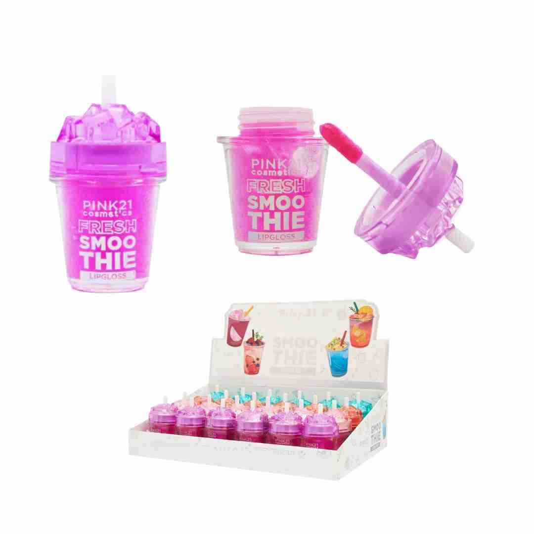CS4498 LIP GLOSS FRESH SMOOTHIE CX/24 PINK 21