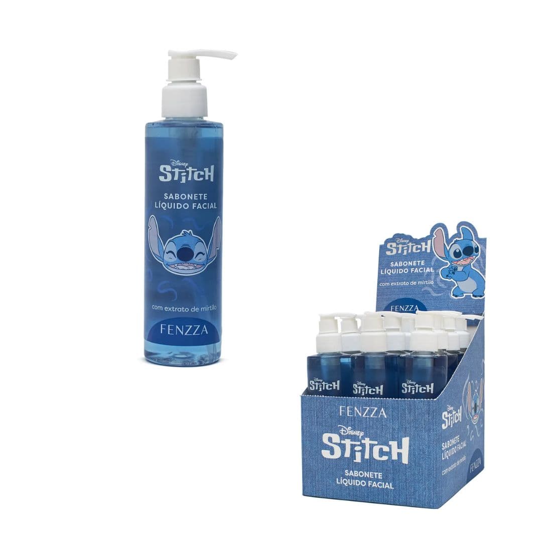 DIS216 SABONETE LIQUIDO FACIAL 220ML CX/12 STITCH FENZZA