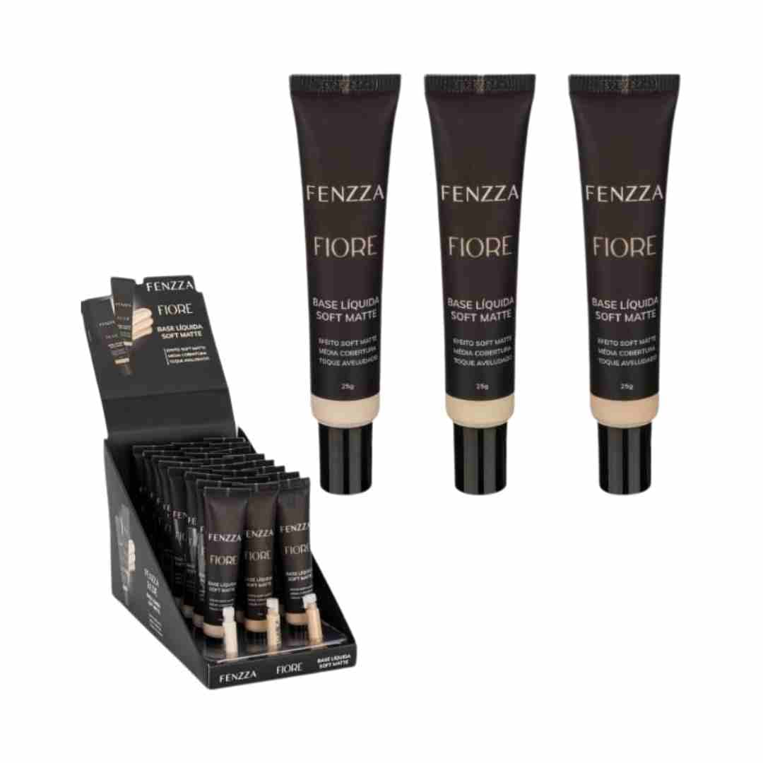FZ35037-A BASE LIQUIDA SOFT MATTE FIORE CX/24 FENZZA MAKE UP