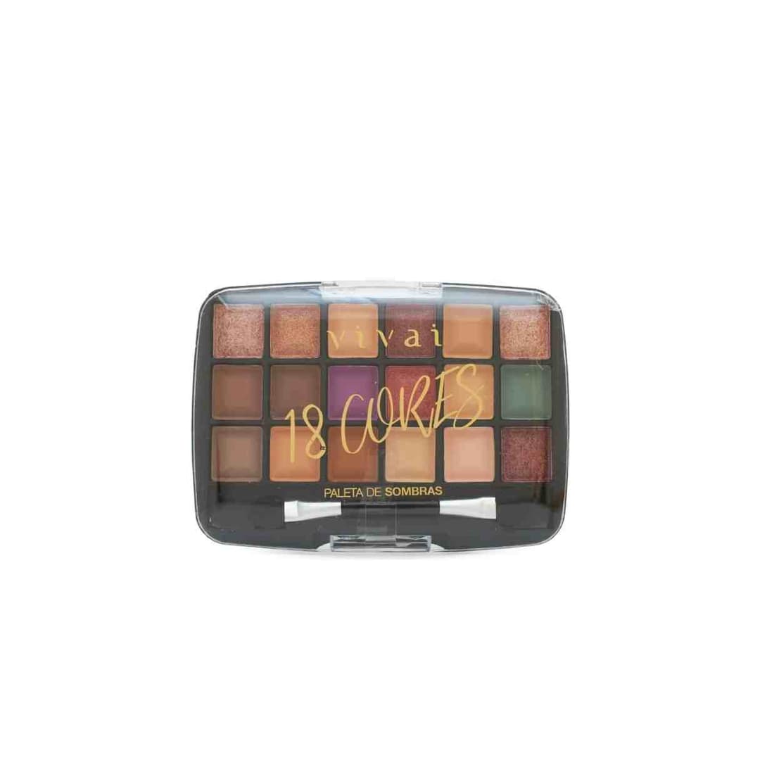 2194.1.1-C PALETA DE SOMBRAS 18 CORES METAL UN VIVAI