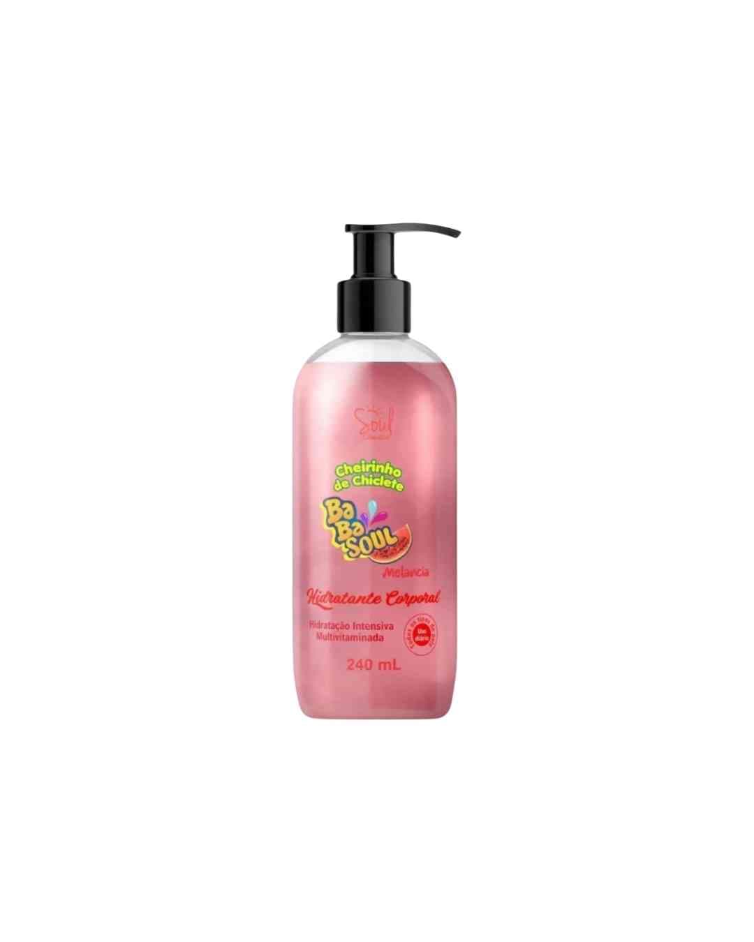 HIDRATANTE CORPORAL BABASOUL MELANCIA 240ML SOUL COSMETICOS