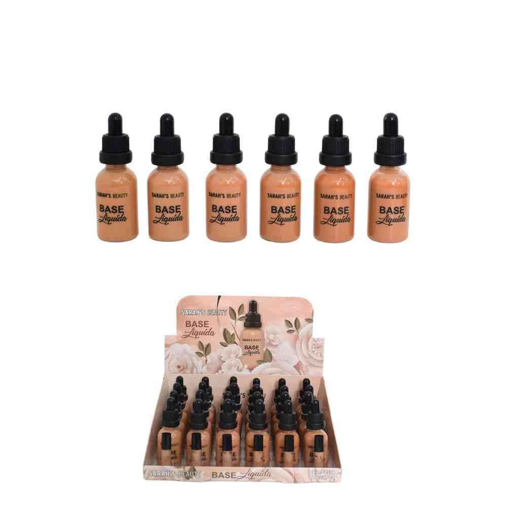 S6574-B BASE LIQUIDA CX/24 SARAHS BEAUTY