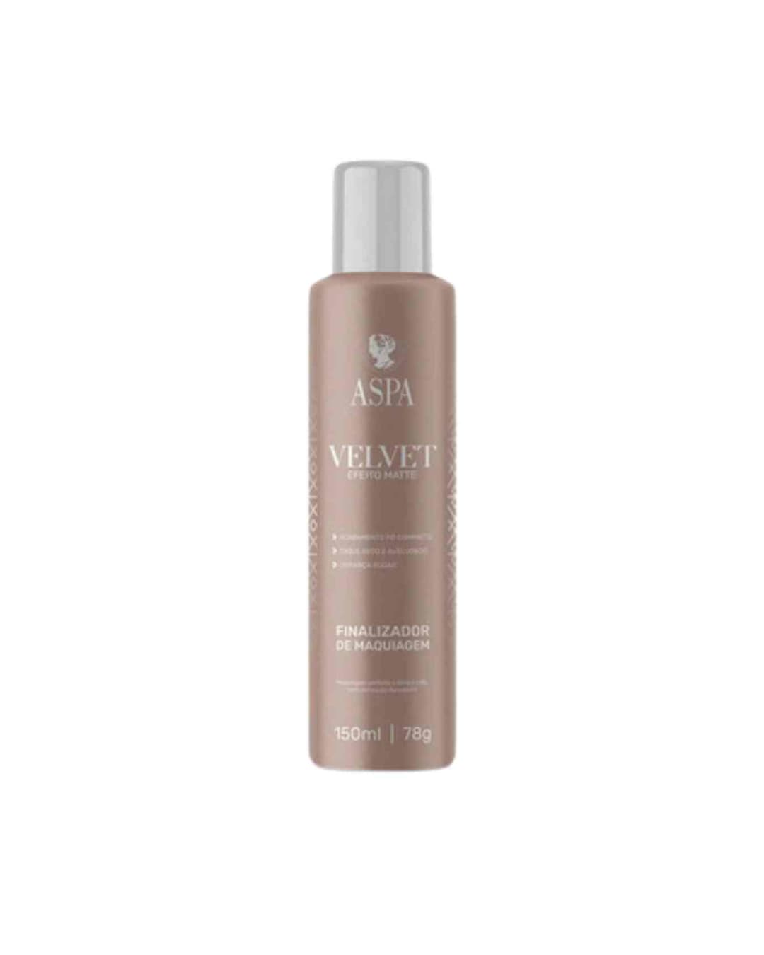 ASPA VELVET FINALIZADOR P/MAQUIAGEM EFE MATTE 150ML/78G ASPA