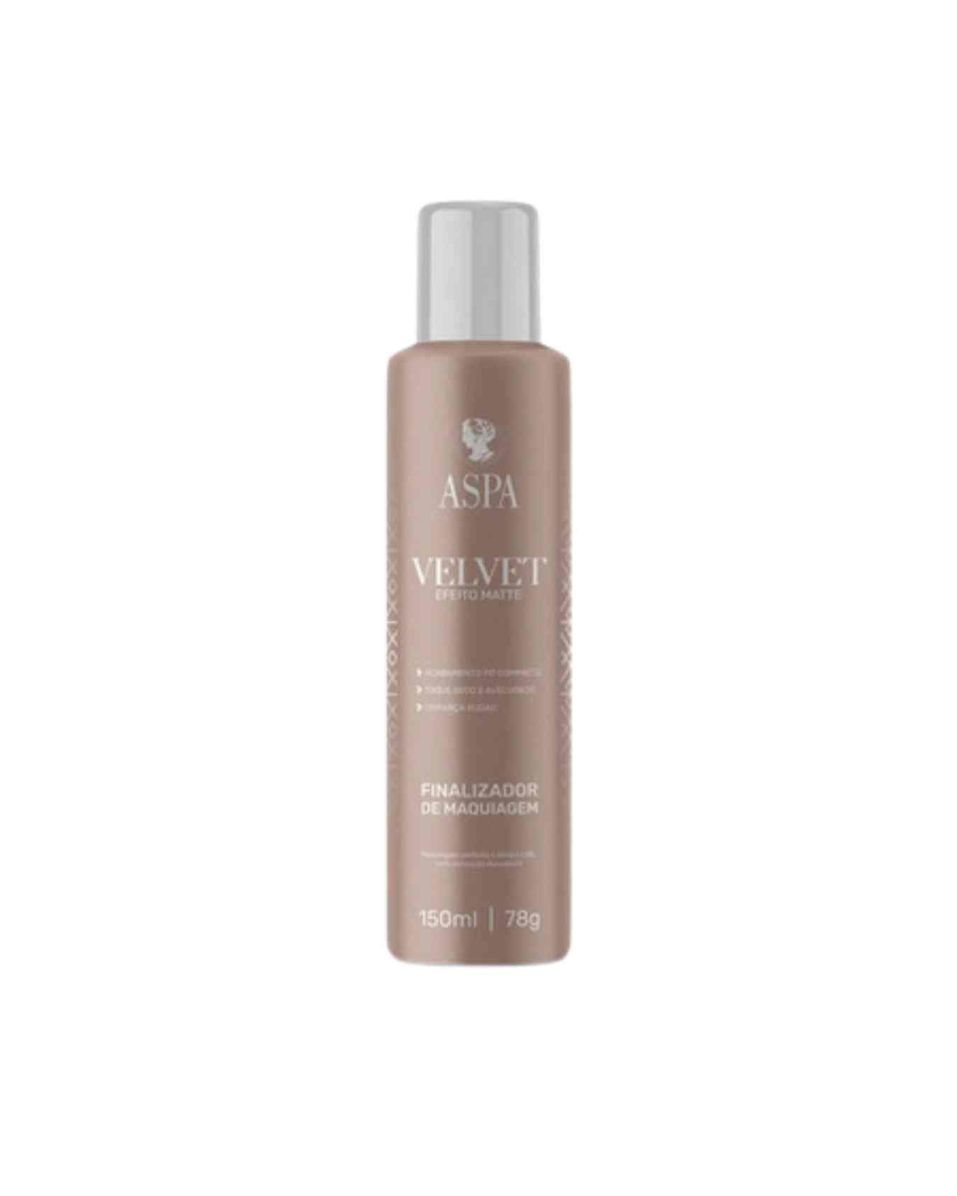 ASPA VELVET FINALIZADOR P/MAQUIAGEM EFE MATTE 150ML/78G ASPA