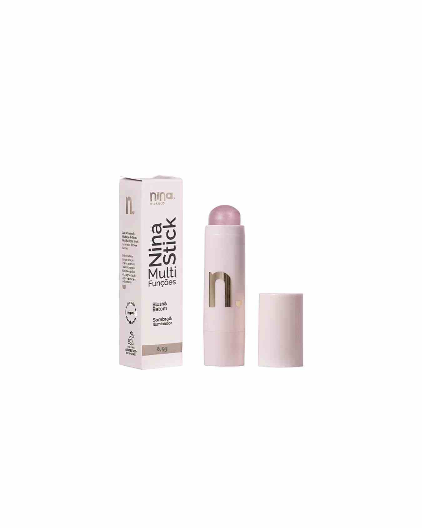 STICK MULTIFUNCOES LUMINOUS ROSE NINA MAKEUP