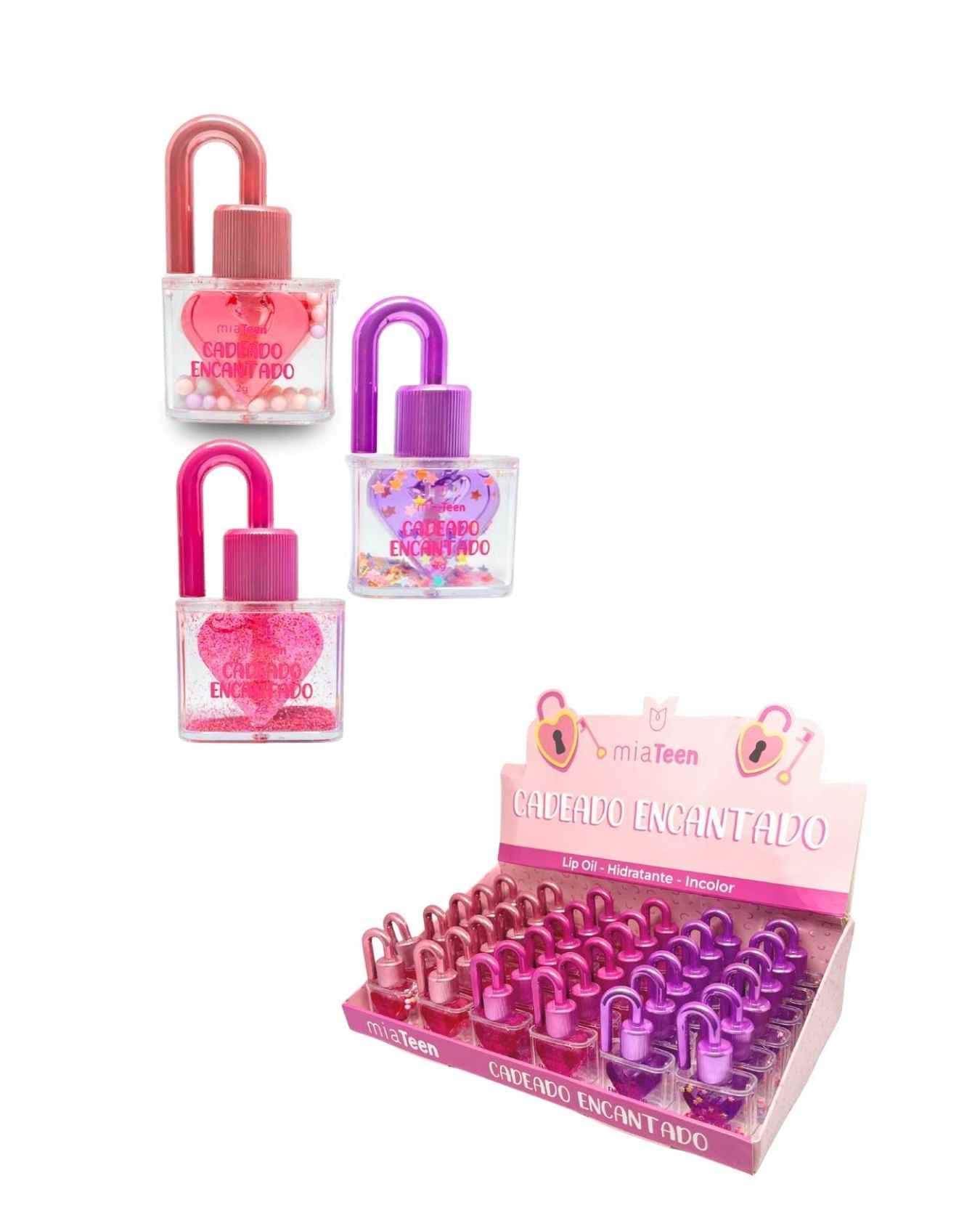 565 CADEADO ENCANTADO LIP OIL TEEN CX/36 MIAMAKE
