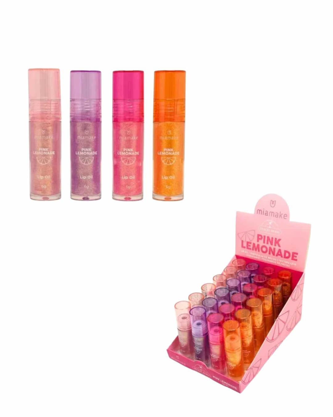 607 LIP OIL PINK LEMONADE CX/24 MIAMAKE