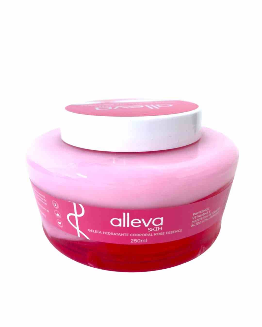 AL7503 GELEIA HIDRATANTE CORPORAL ROSE ESSENCE 250ML ALLEVA