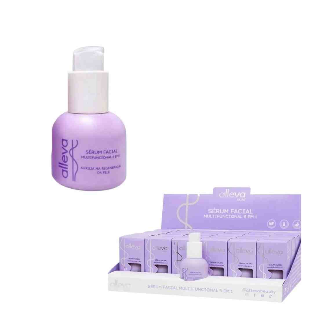 AL7005 SERUM FACIAL MULTIFUNCIONAL 6 EM 1 30ML CX/24 ALLEVA
