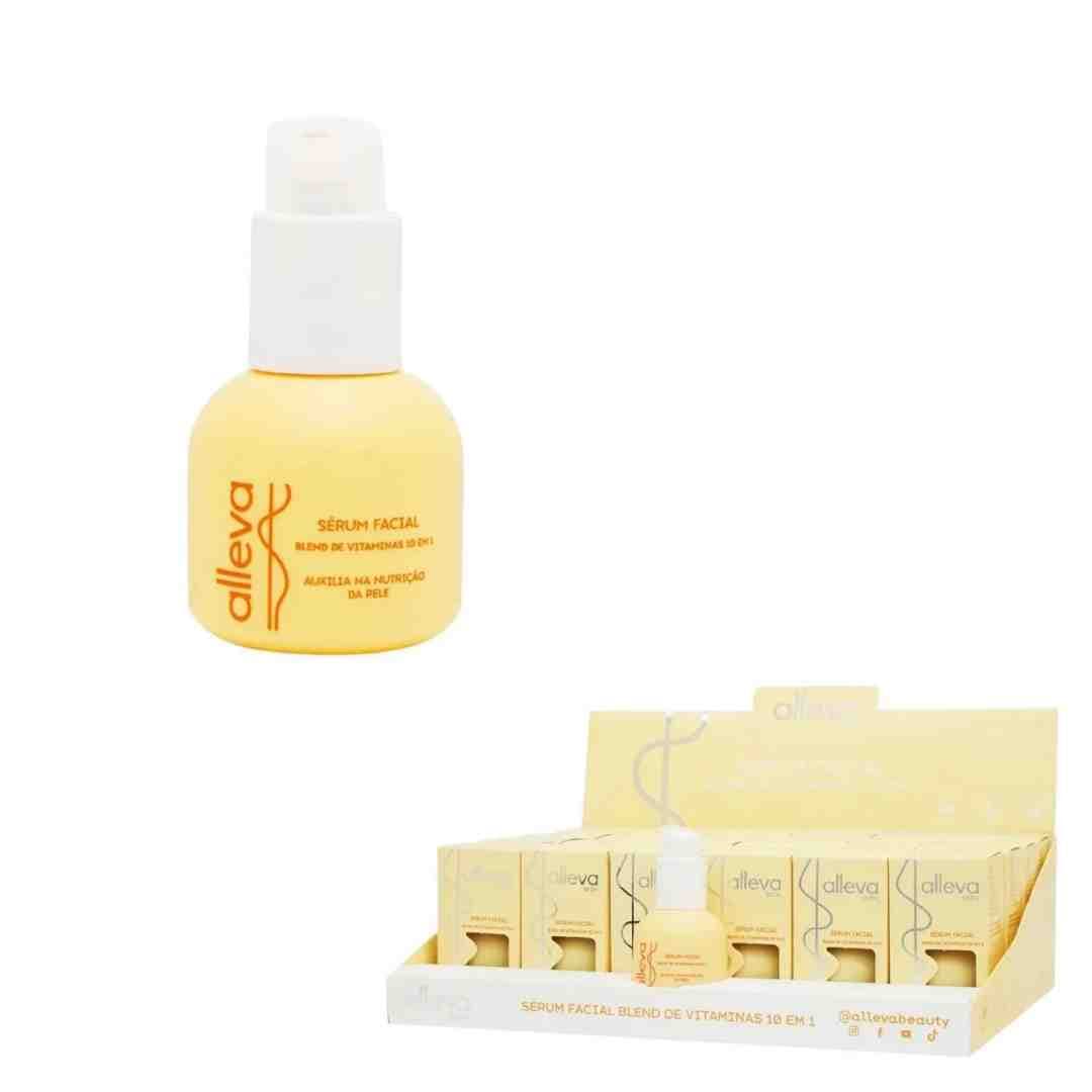 AL7006 SERUM FACIAL BLEND VITAMINAS 10EM1 30ML CX/24 ALLEVA