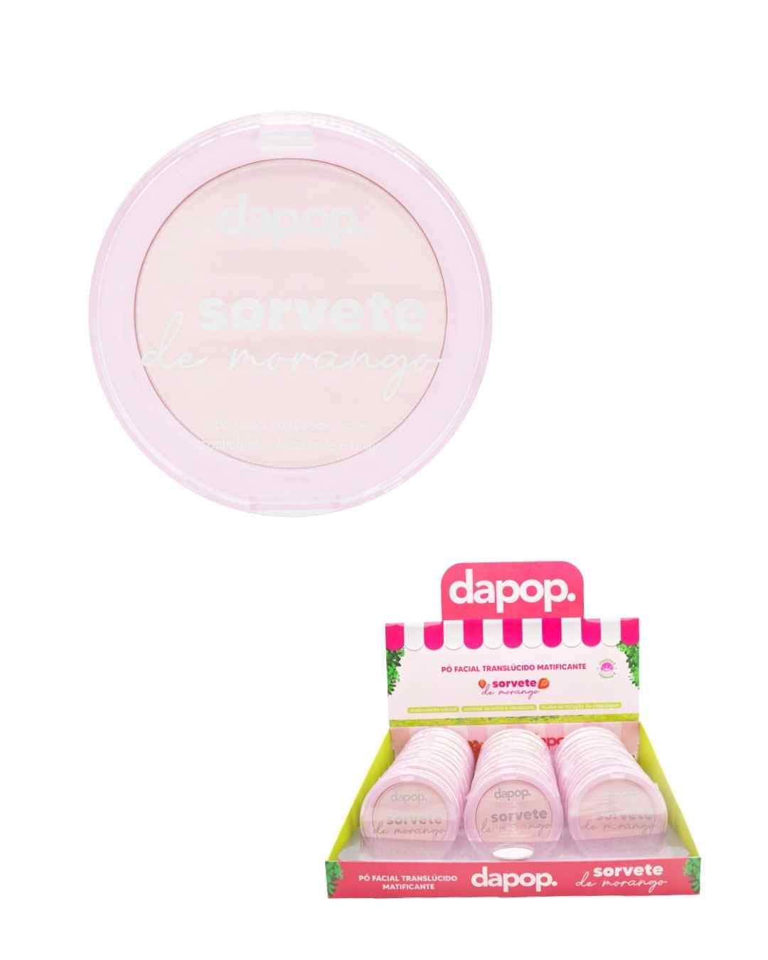 DP2398 PO TRANSLUCIDO COMPACTO ROSA DAPOP CX/24