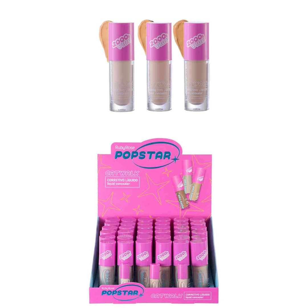 HB M603-G2 CORRETIVO LIQUIDO CATWALK POPSTAR RUBY ROSE CX/36