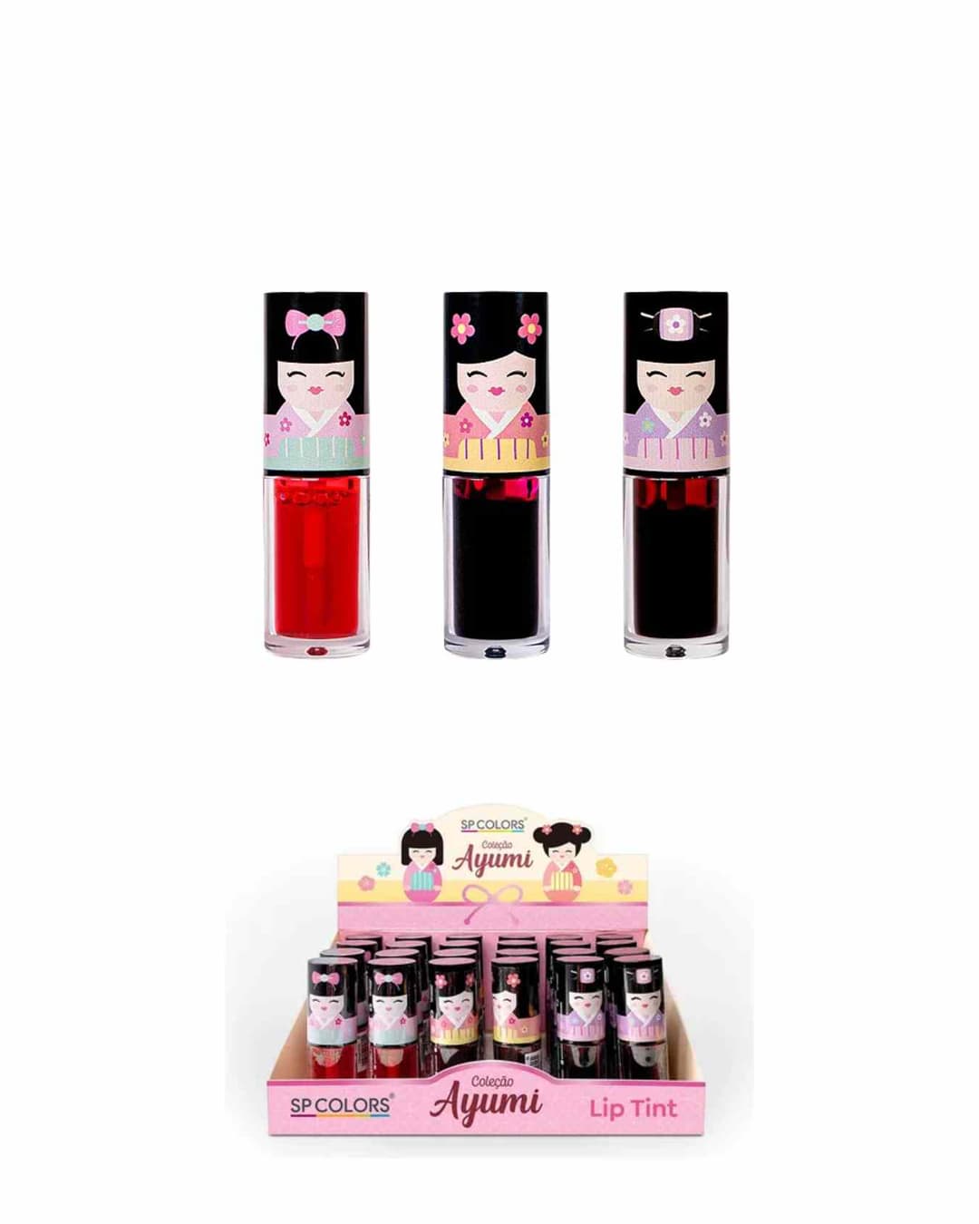 SP381 LIP TINT COLECAO AYUMI CX/24 SP COLORS