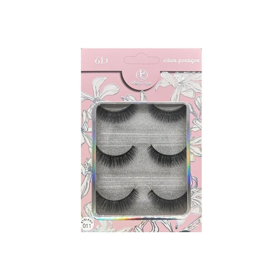RA469 CILIOS POSTICOS 6DX011 3 PARES RUBY ANJO