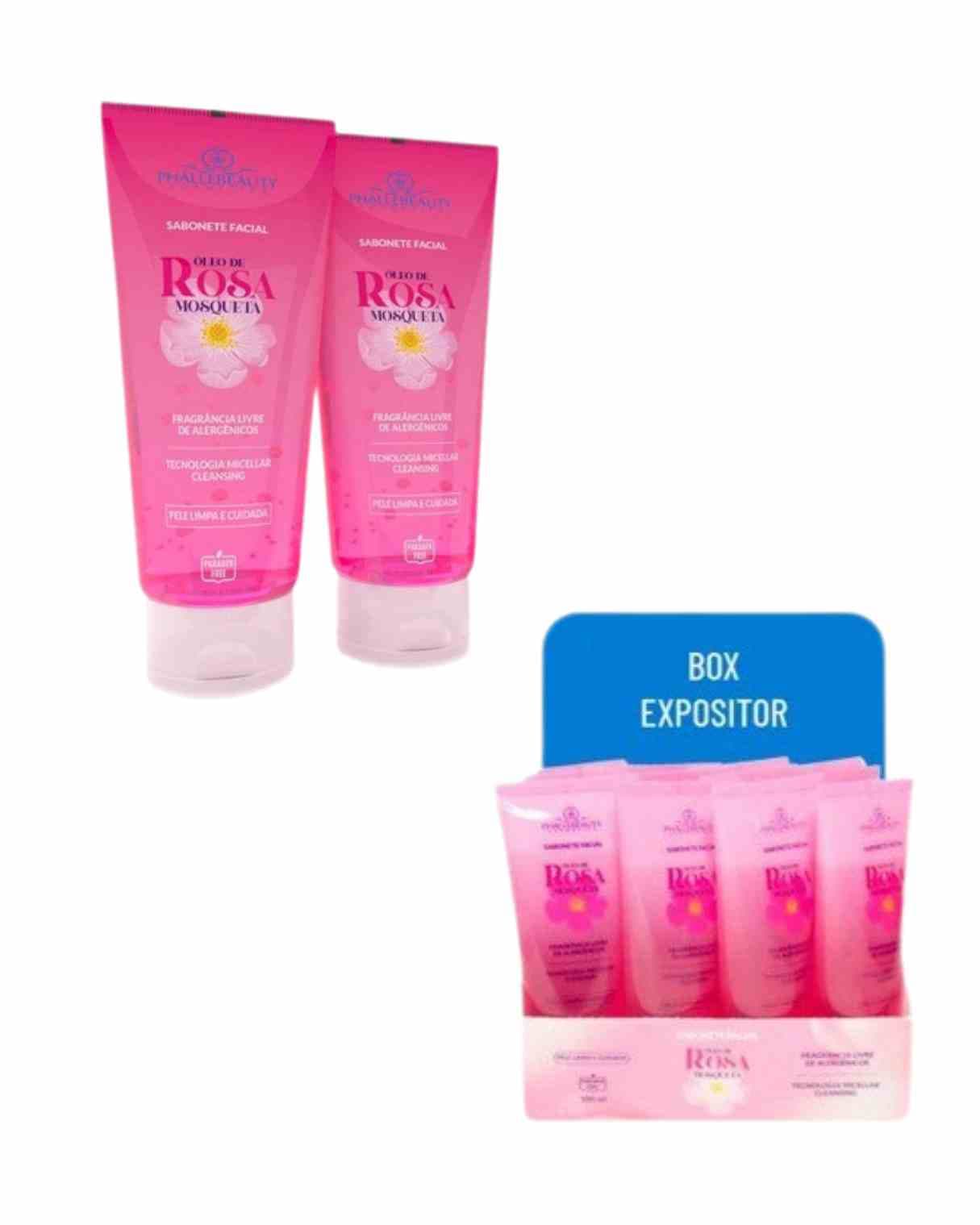 PH00175 SABONETE FACIAL ROSA MOSQUETA CX/12 PHALLEBEAUTY