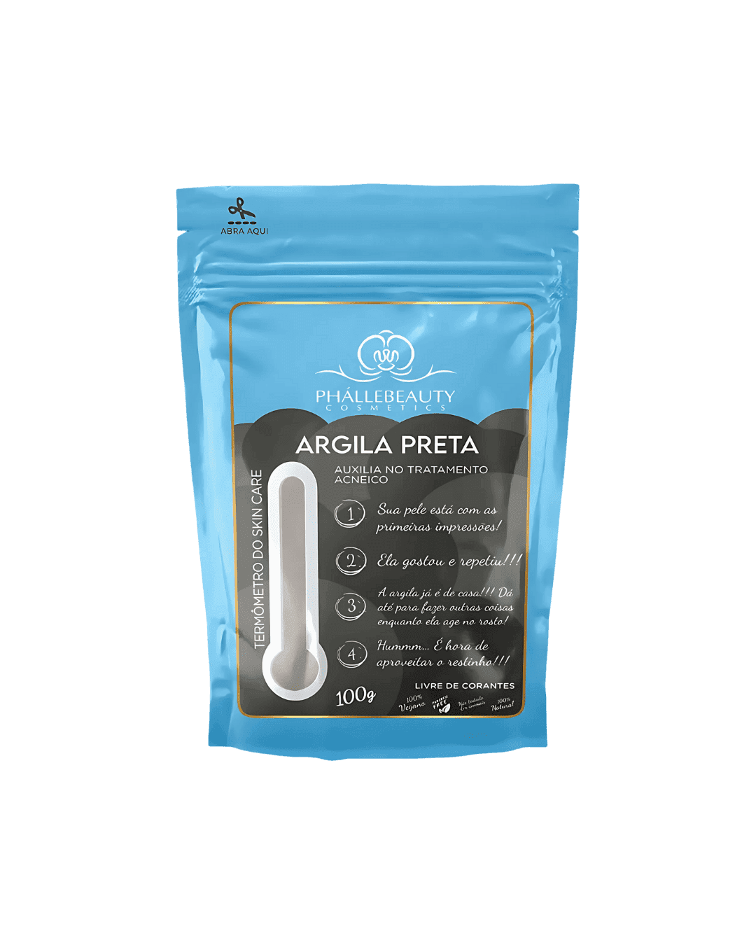 PH0534 ARGILA PRETA 100GR PHALLEBEAUTY 