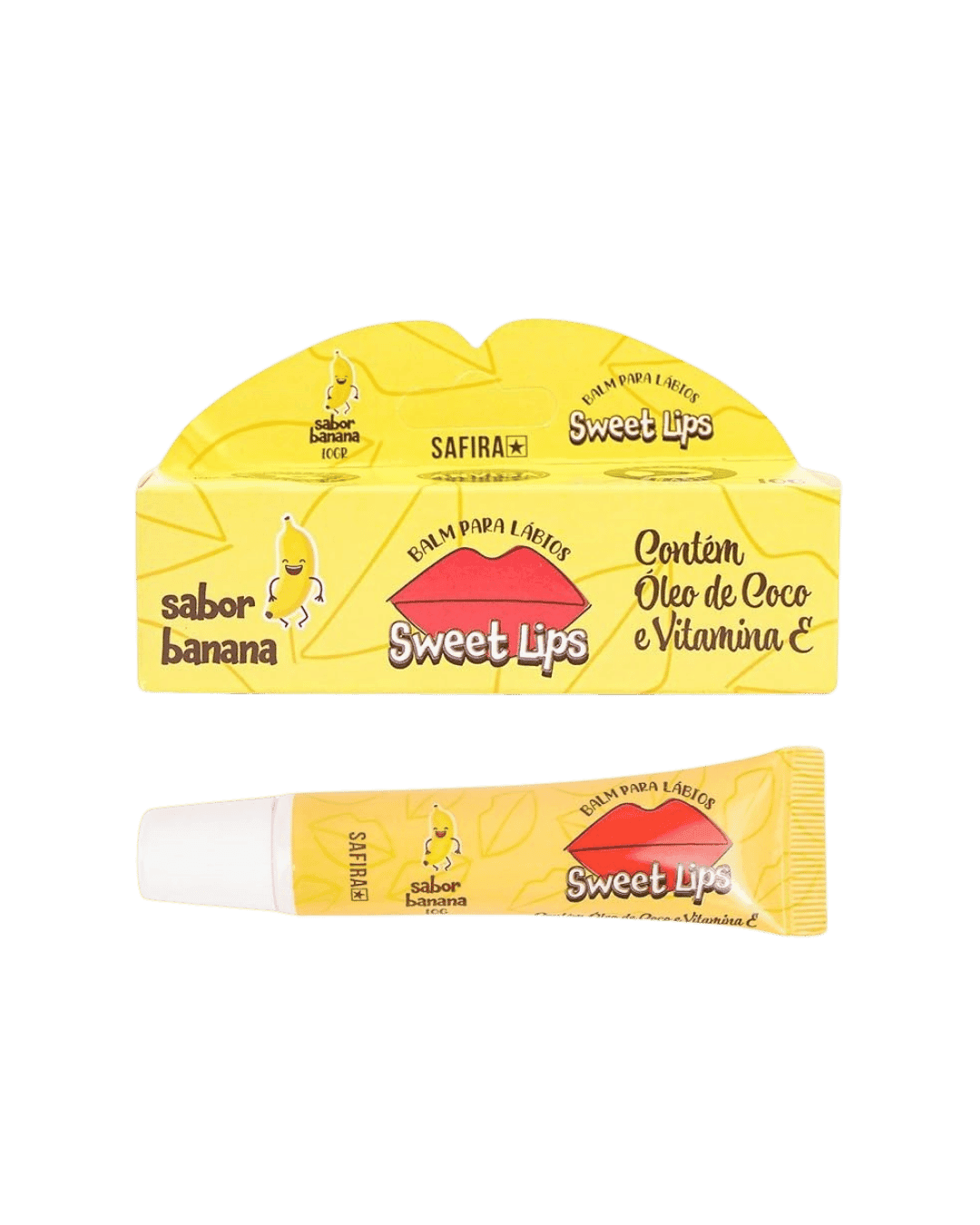 BALM PARA LABIOS SWEET LIPS BANANA PC/06 SAFIRA