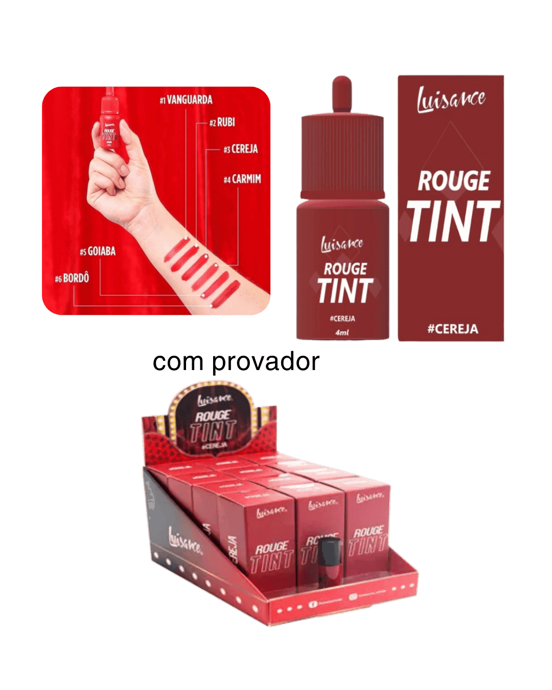 L3131-4 ROUGE TINT LUISANCE COR 04 CEREJA CX/12