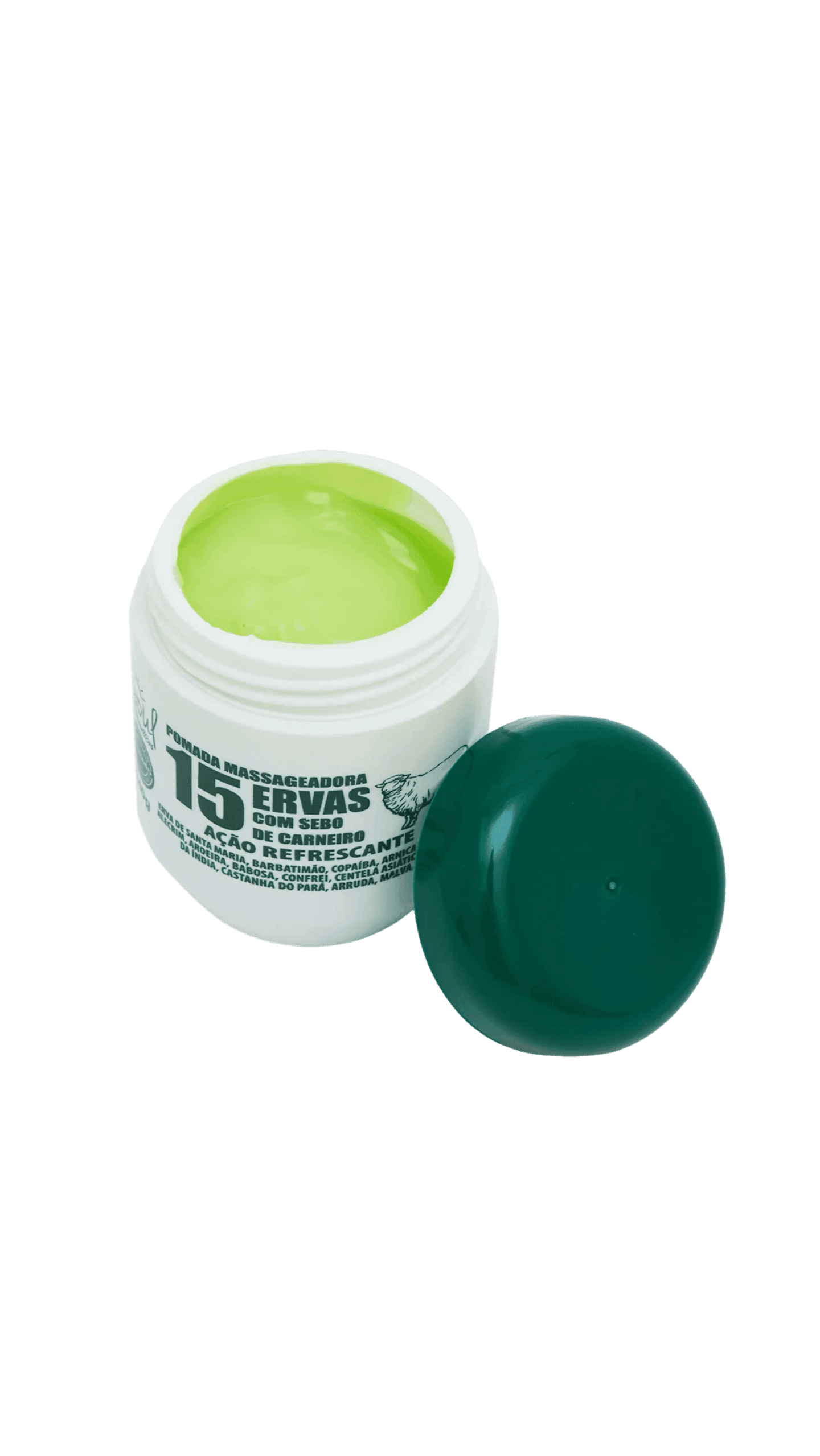 POMADA MASSAGEADORA 15 ERVAS 240GR SOUL COSMETICOS
