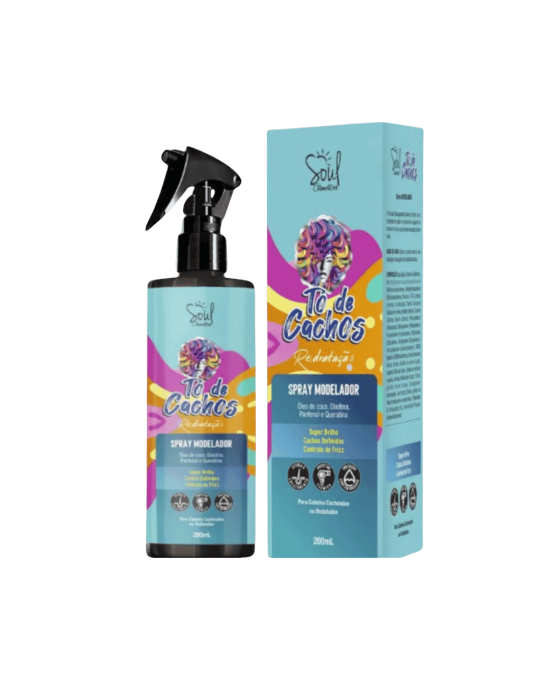 SPRAY FINALIZADOR TO DE CACHOS 200ML SOUL COSMETICOS