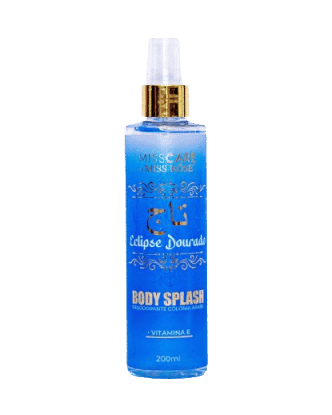 MR103-C BODY SPLASH ECLIPSE DOURADO 200ML MISS ROSE