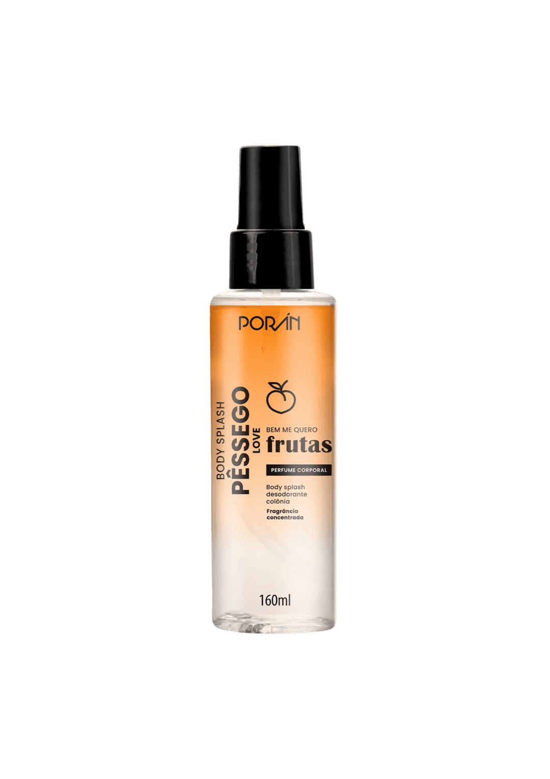 PR233 BODY SPLASH PESSEGO LOVE 160ML PORAN