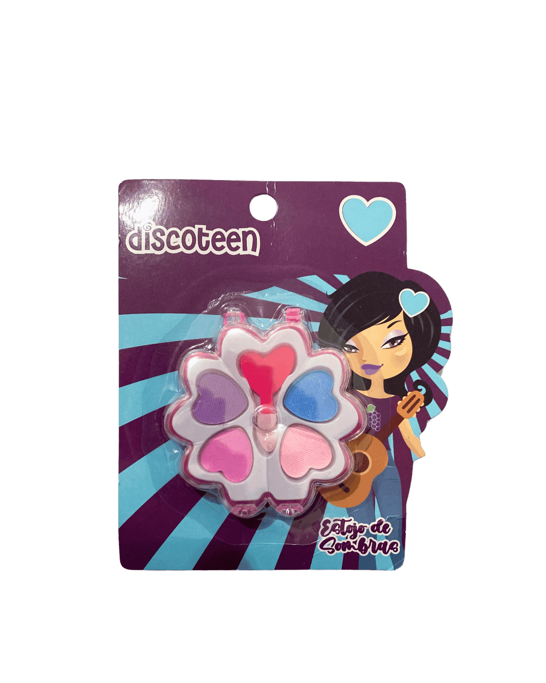 HB 103643-A ESTOJO DE MAQUIAGEM INFANTIL FLOR DISCOTEEN
