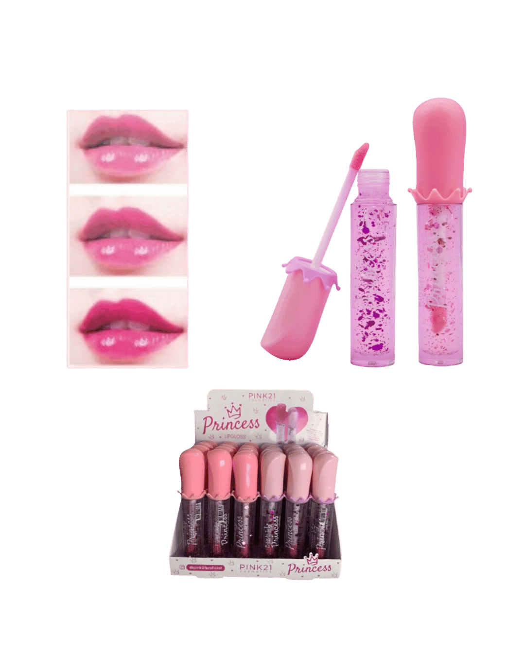 CS4800 LIP GLOSS PRINCESS CX/24 PINK 21