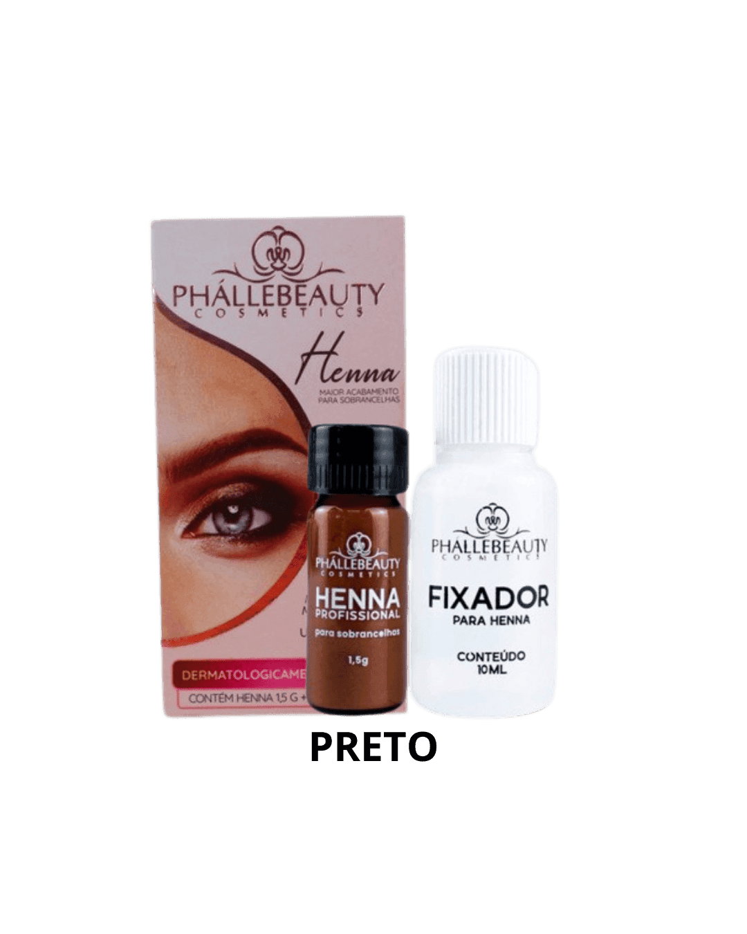 PH0593 HENNA E FIXADOR PRETA PHALLEBEAUTY
