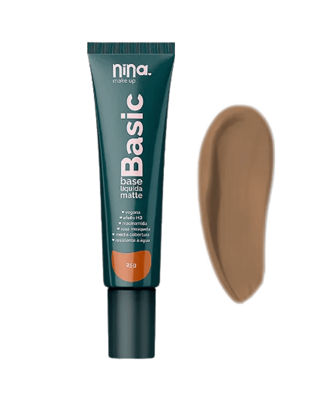 BASE LIQUIDA MATTE BASIC COR 6 NINA MAKEUP