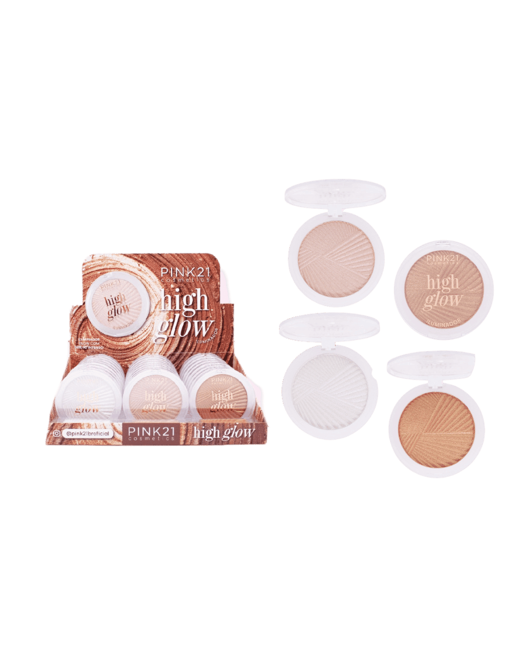 CS4621 ILUMINADOR HIGH GLOW CX/24 PINK 21