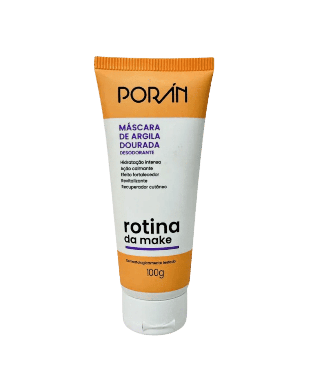 PR253 MASCARA DE ARGILA DOURADA 100G PORAN