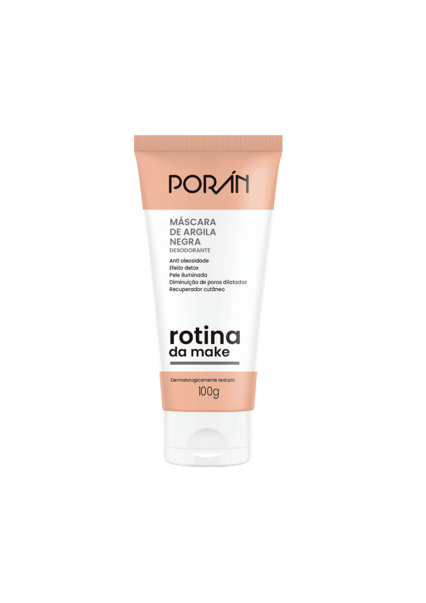 PR252 MASCARA DE ARGILA NEGRA 100G PORAN