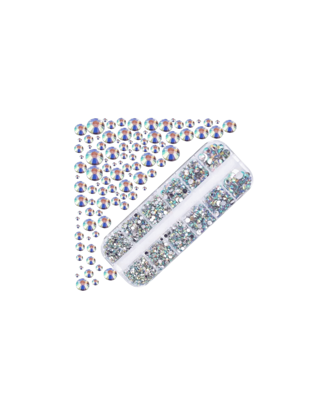 DF7-GT5302-2-DECORACAO UNHA STRASS FURTA COR 6 TAMANHOS DAFU