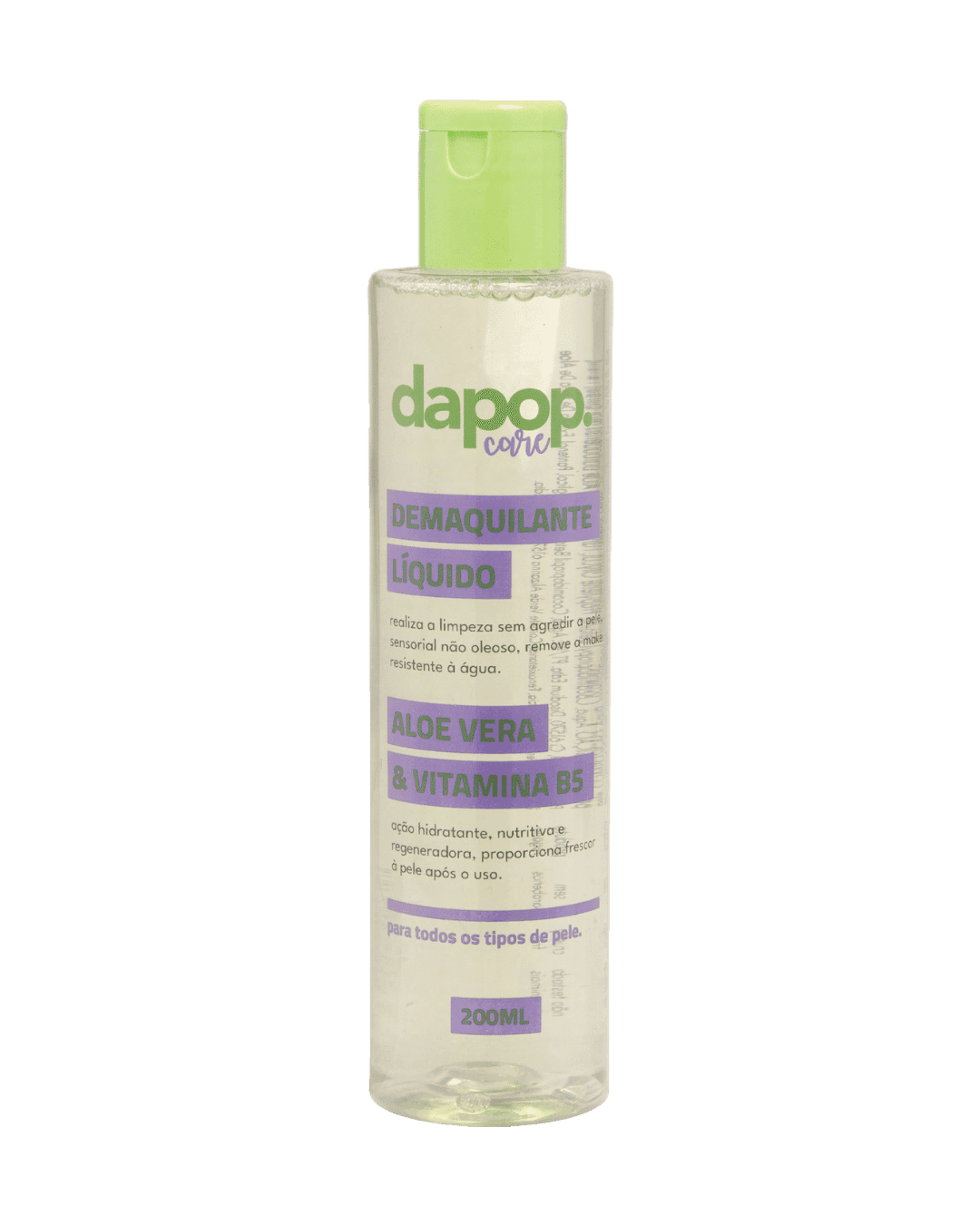 DP2335 DEMAQUILANTE ALOE 200ML DAPOP UN