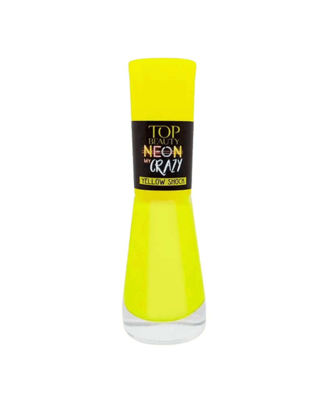 ESMALTE TOP BEAUTY NEON MY CRAZY YELLOW SHOCK 9ML CX/06