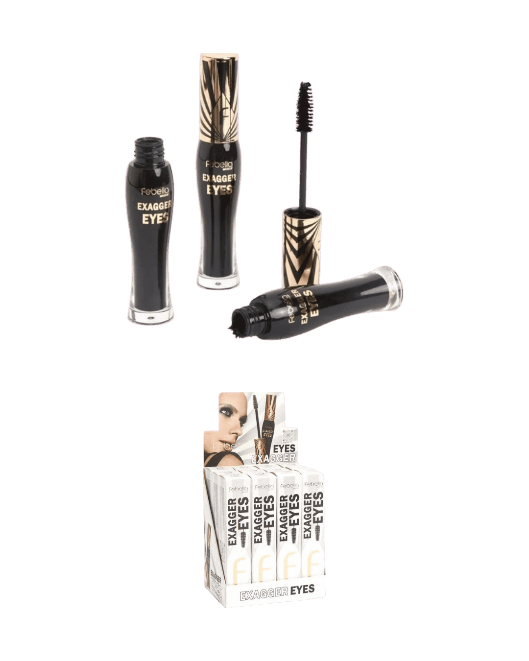 MA30442 MASCARA PARA CILIOS EXAGGER EYES CX/12 FEBELLA